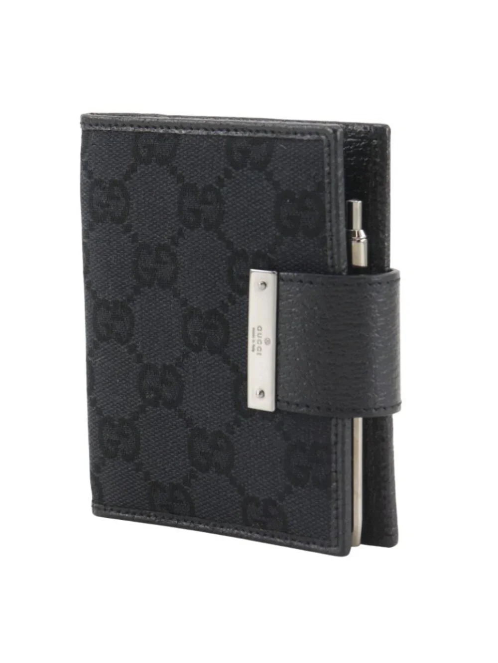 Gucci GG Canvas Black Notebook Cover Agenda